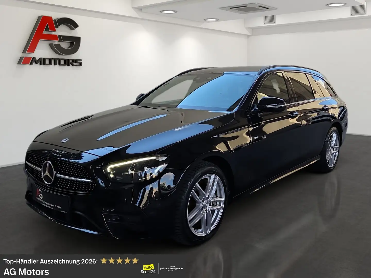 Mercedes-Benz E 300 de PHEV T 4Matic Aut. AMG-Line/LED/Panorama/AHK/3 Schwarz - 1