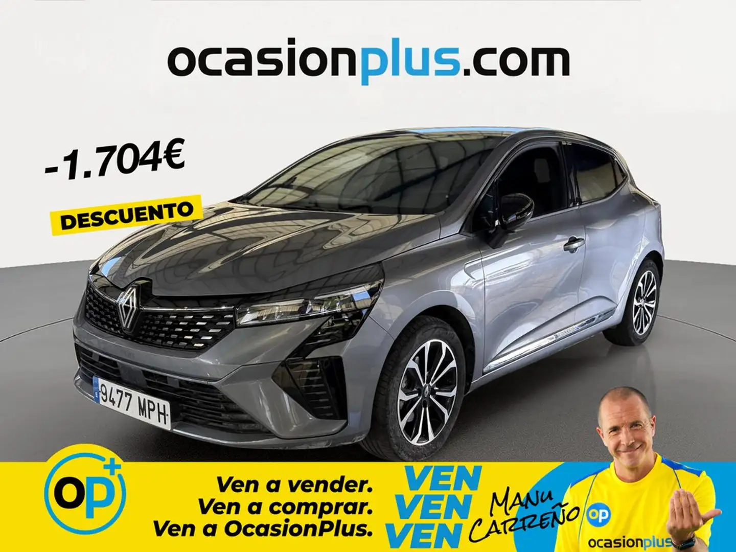 Renault Clio E-TECH Full Hybrid Techno 105kW Gris - 1