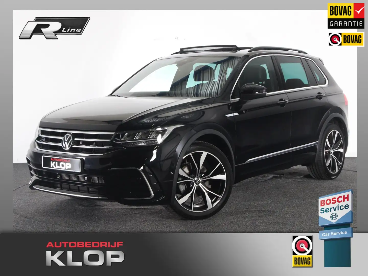 Volkswagen Tiguan 1.5 TSI R-Line | panoramadak | trekhaak. Zwart - 1