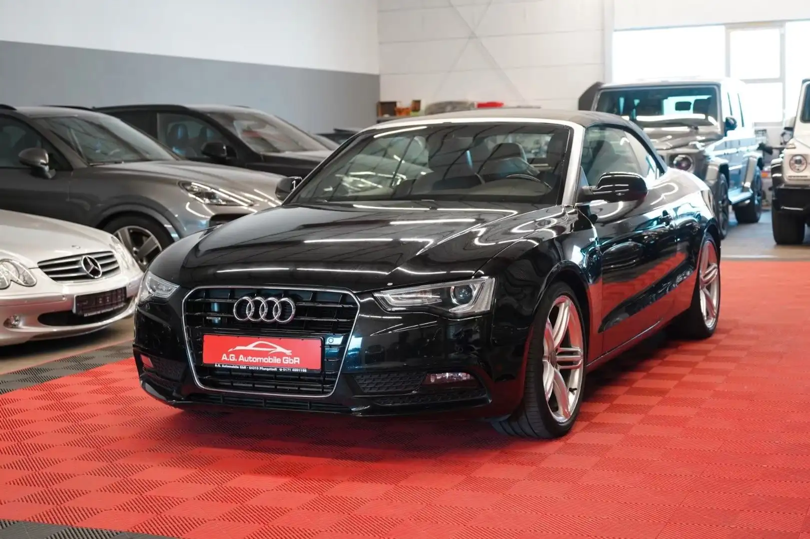 Audi A5 3.0 TDI Cabrio S-Line Quattro 2.Hand*Bi-Xenon Schwarz - 1
