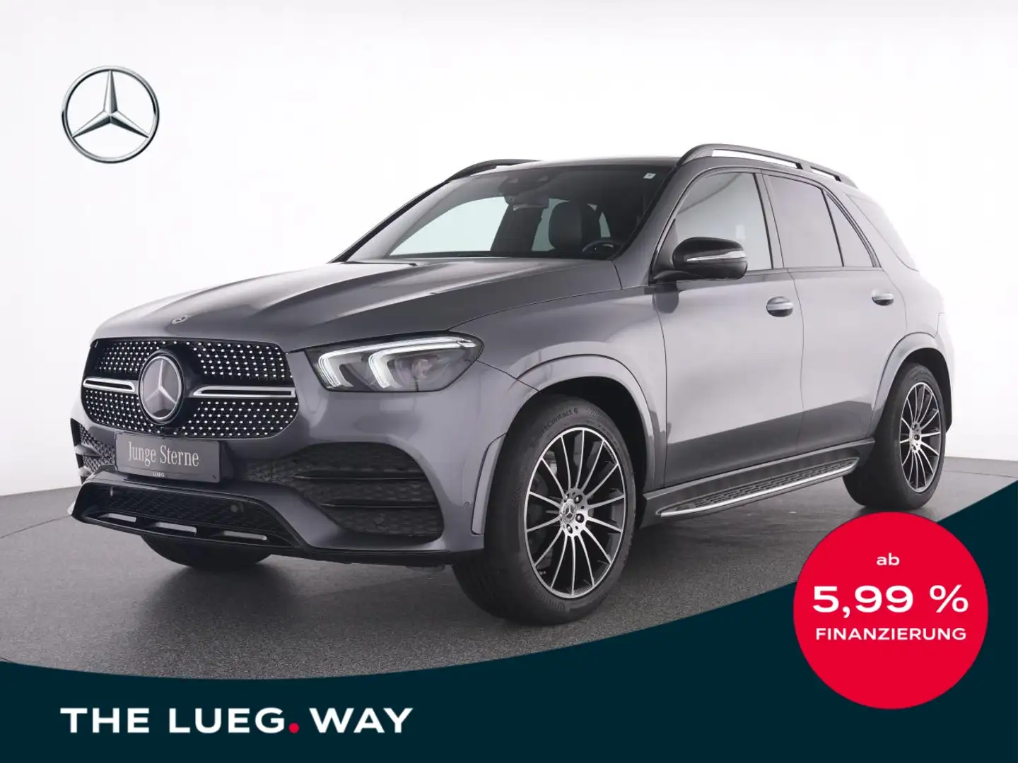 Mercedes-Benz GLE 400 d 4M AMG+Pano+Burm+LED+21"+Sthzg+AHK+360 Grau - 1