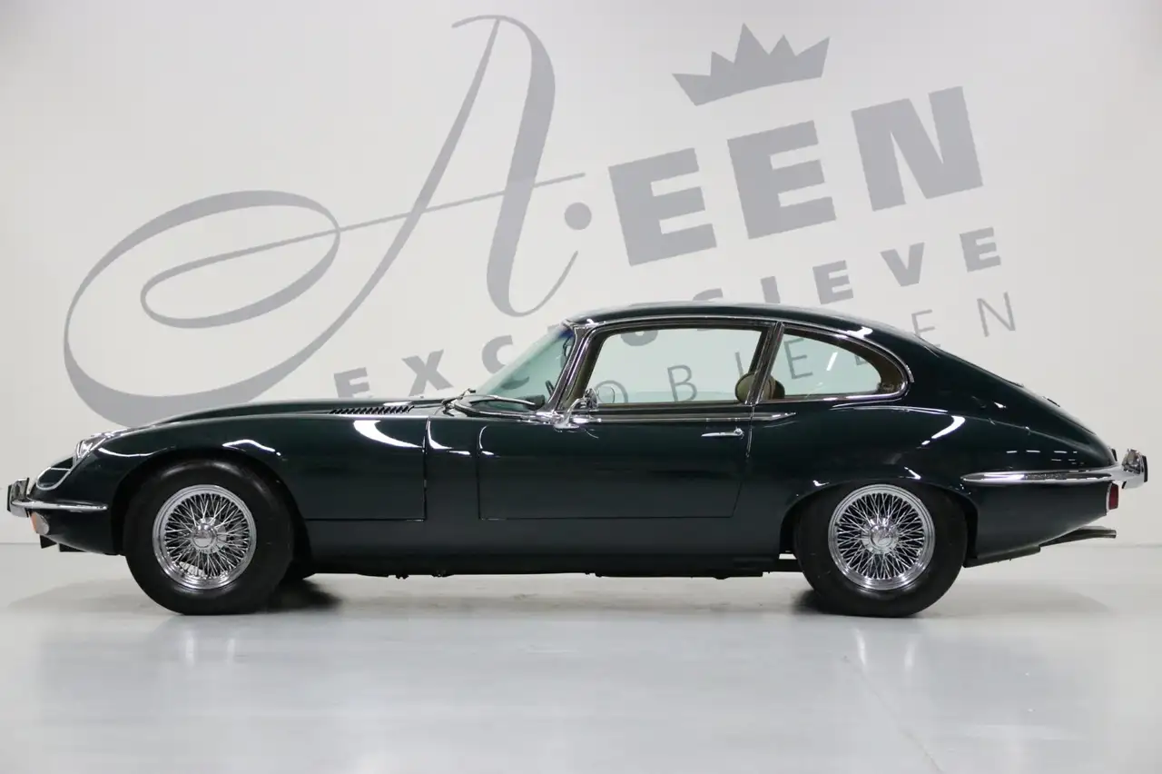 Jaguar E-Type "E" 5.3 V12 2+2/ Britisch Racing Green/ Automaat, foto 12