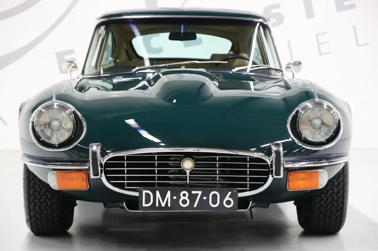 Jaguar E-Type "E" 5.3 V12 2+2/ Britisch Racing Green/ Automaat, foto 2