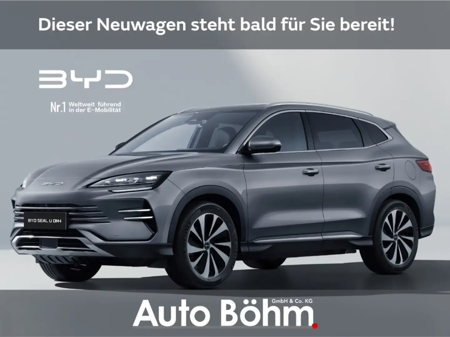 BYD Seal U DM-i Boost ACC+Pano+360+Sound+Navi+HUD+DAB+Ambient Gris - 1