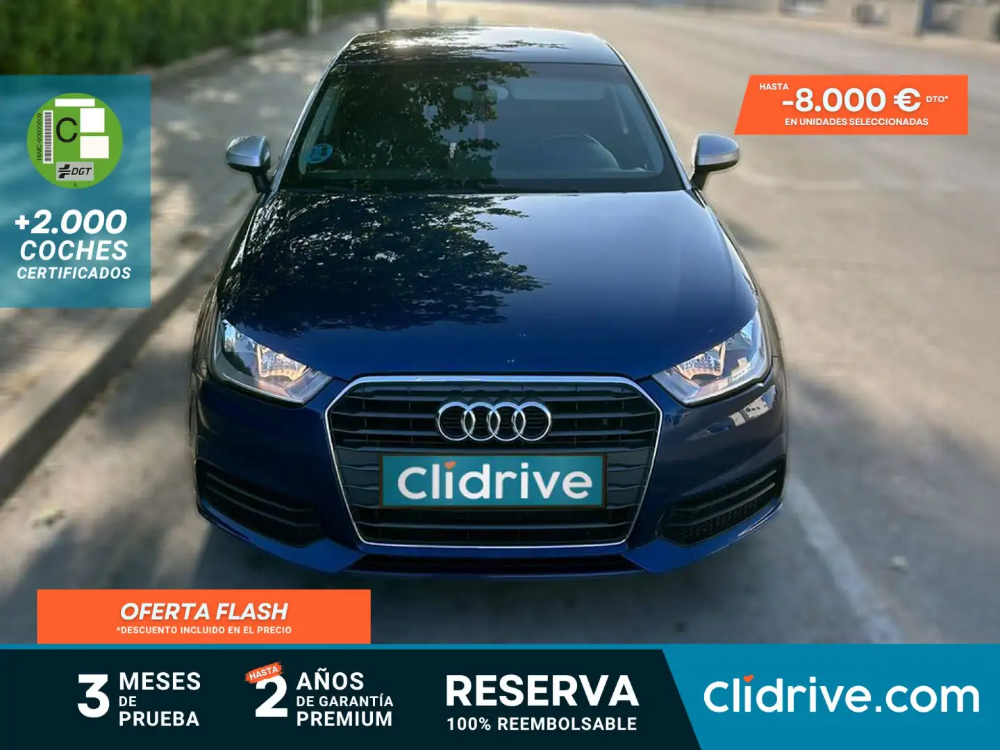 Audi A1 Sportback 1.4TDI Attraction Azul - 1