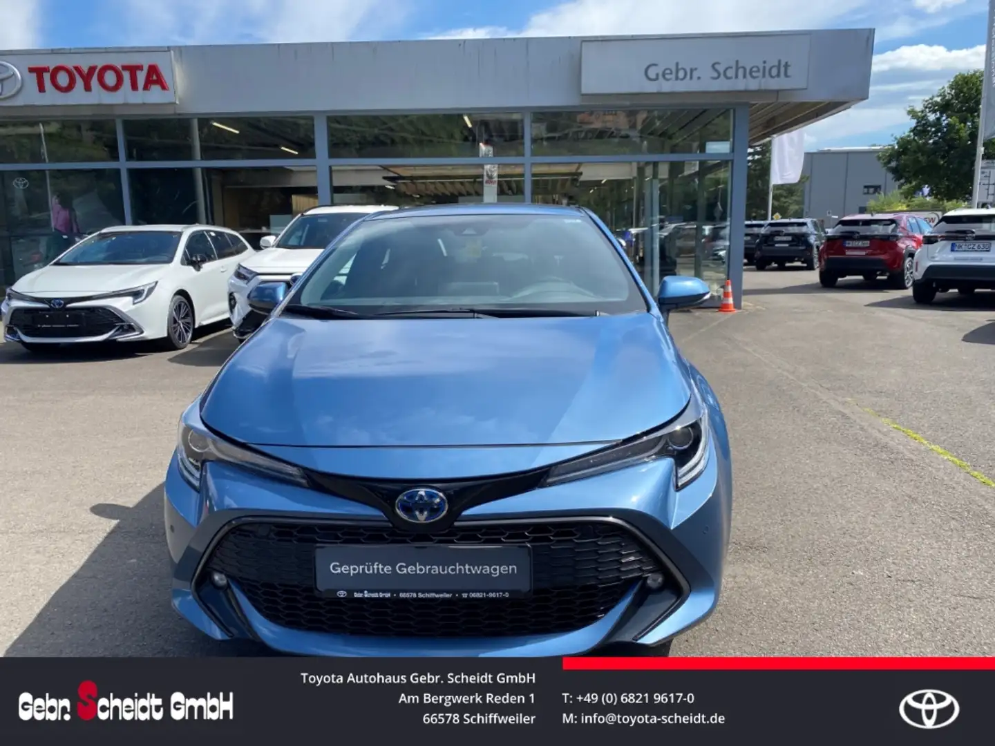 Toyota Corolla Hybrid Team D 2.0 EU6d-T Rückfahrkamera Klimaautom Bleu - 2