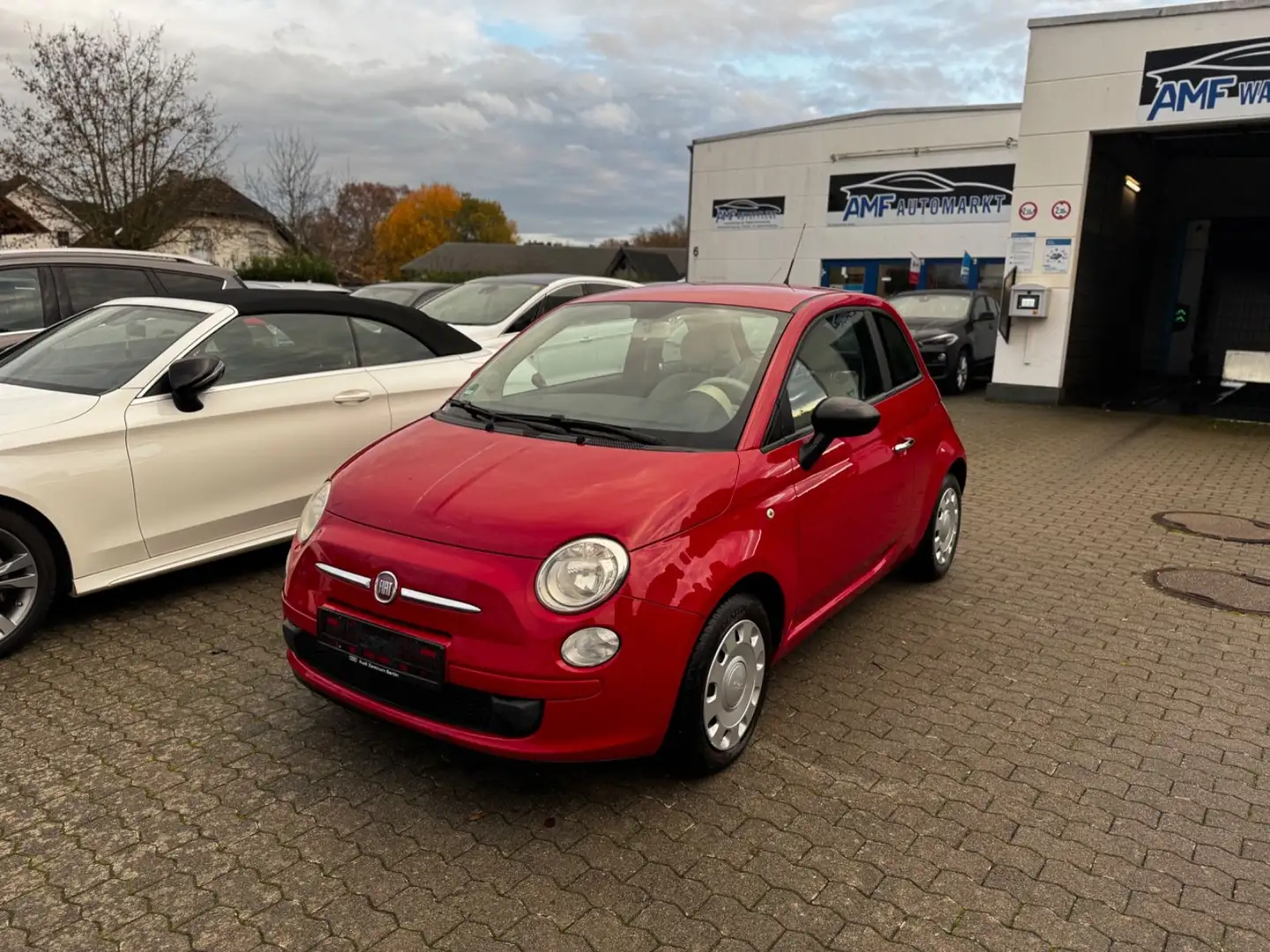 Fiat 500 Pop Teilleder 1Hand Rot - 1