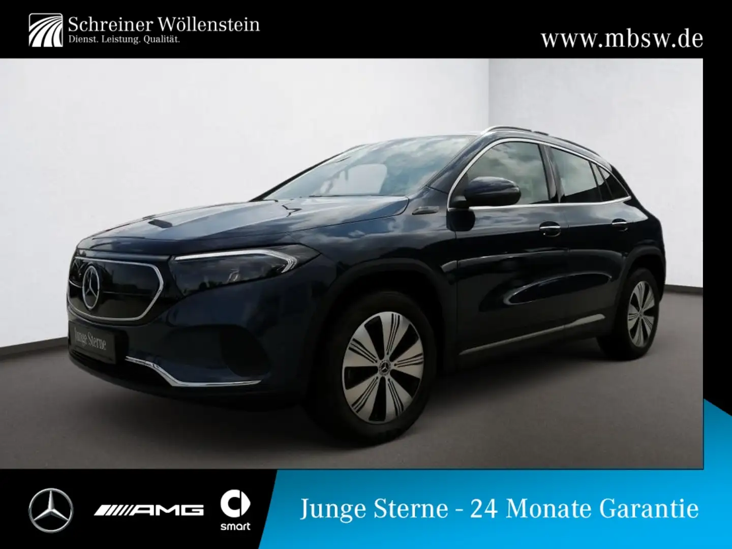 Mercedes-Benz EQA 250 *Progressive*Distr*MBUX*FAP*RKam*HUD*PTS Bleu - 1