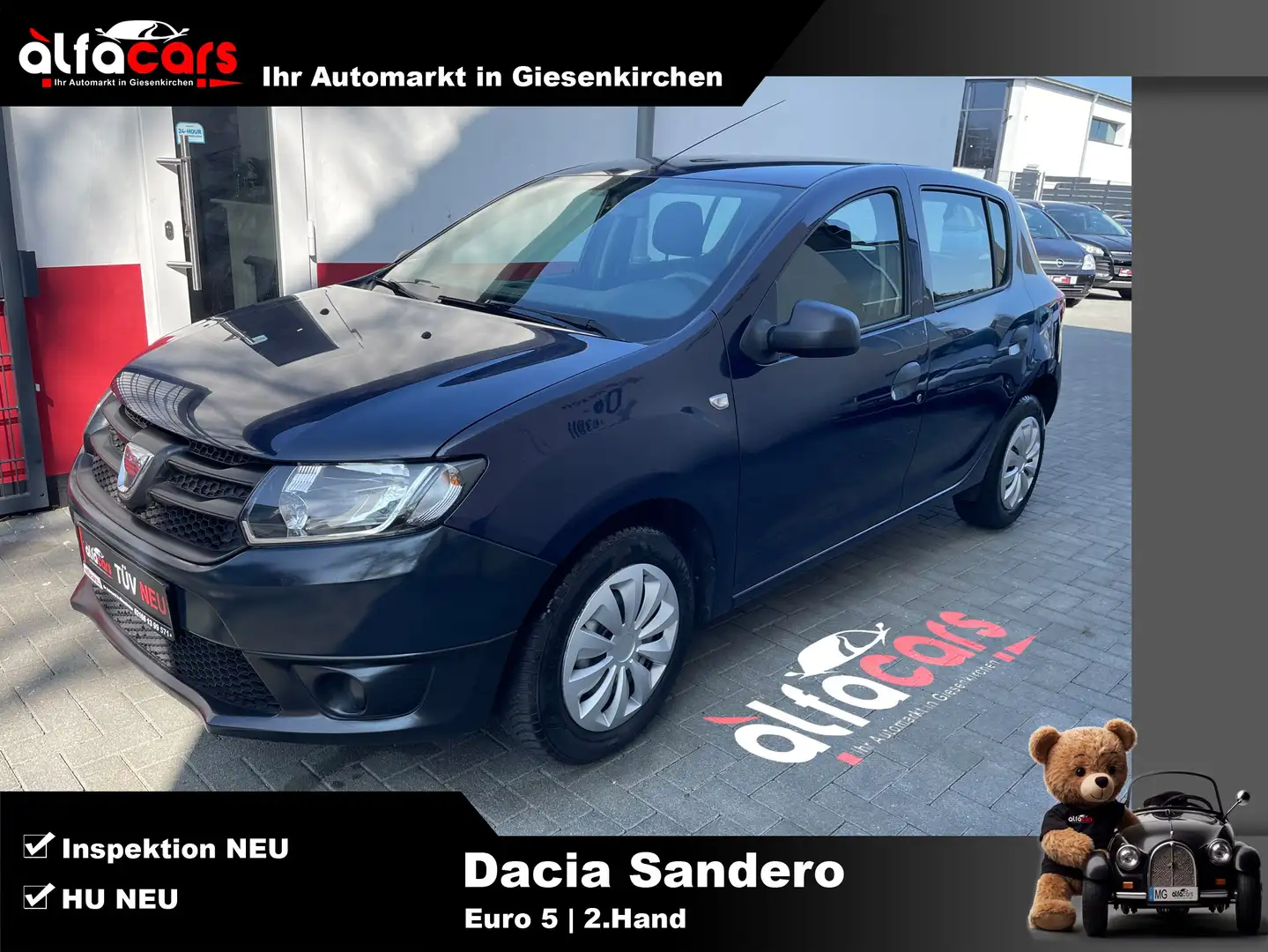 Dacia Sandero Essentiel | 2.Hand | Euro 5 | HU NEU Blau - 1