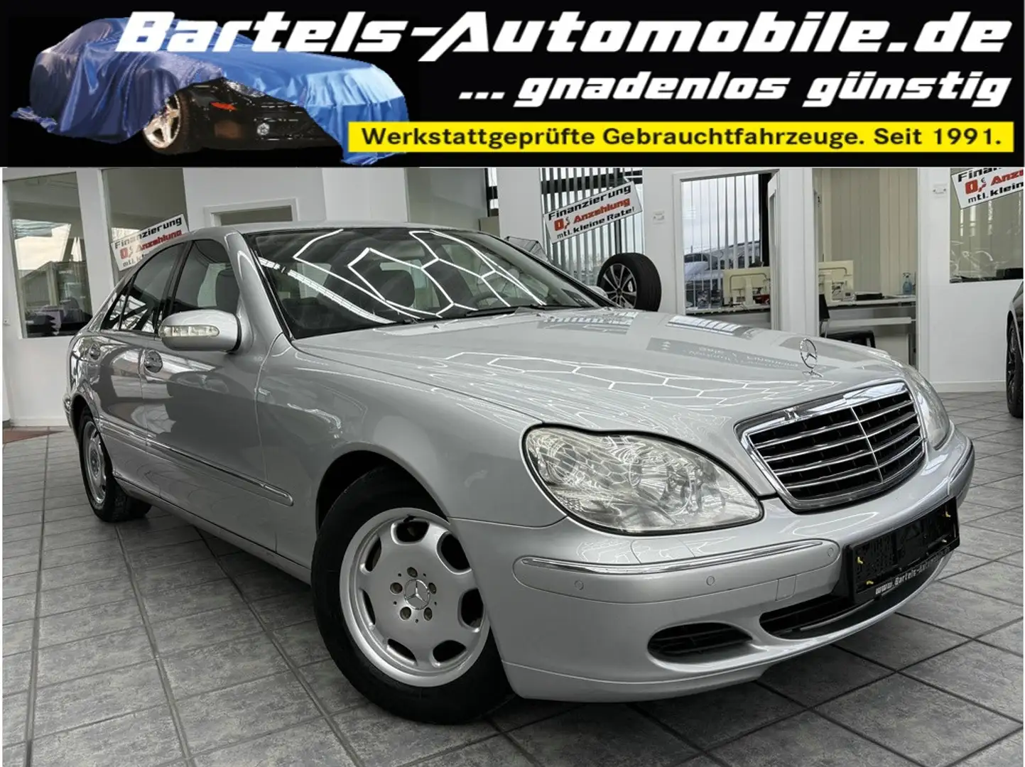 Mercedes-Benz S 320 CDI, Leder, Comand, Bi-Xenon, GSHD, Sitzh. Gümüş rengi - 1