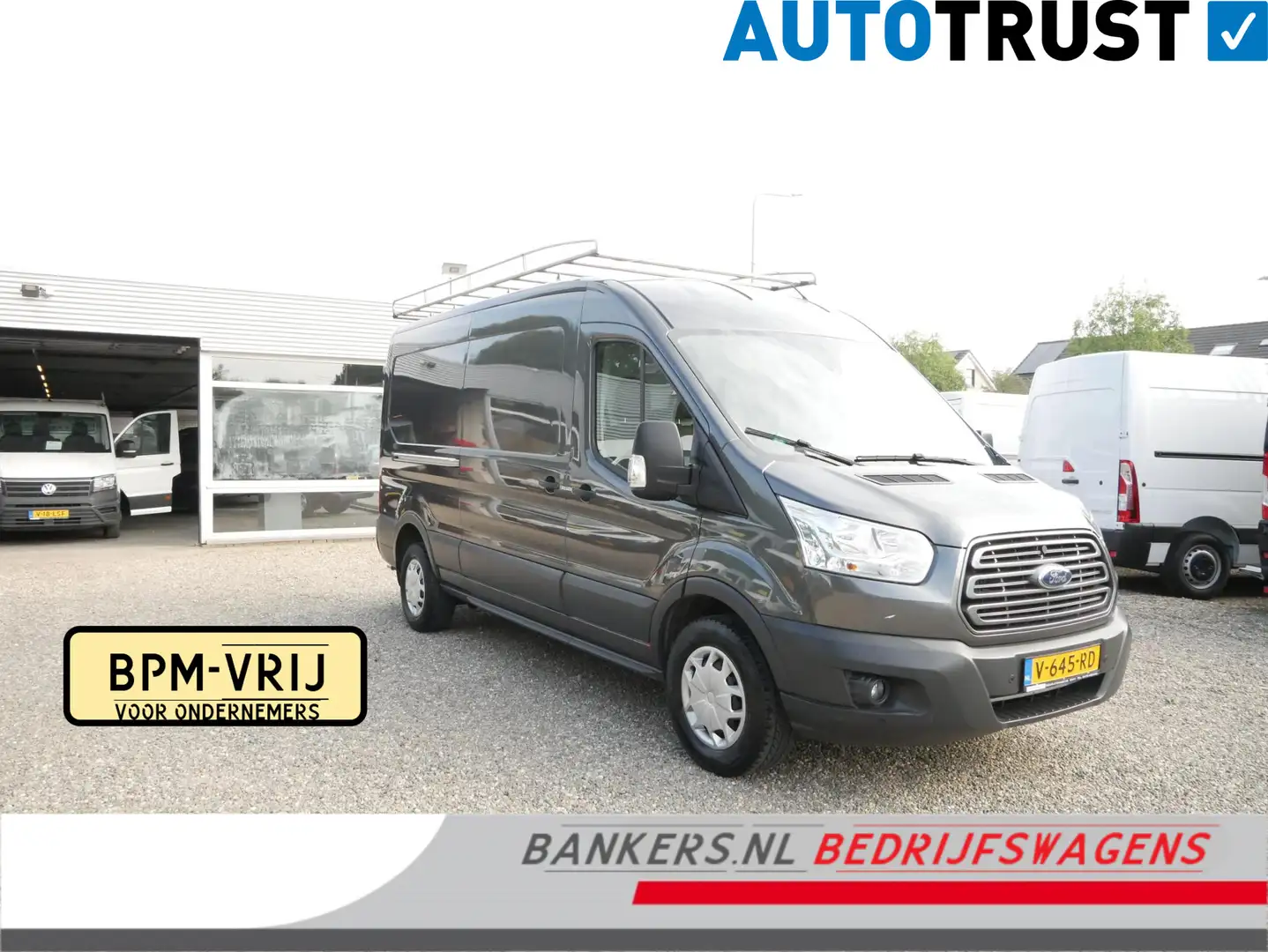 Ford Transit 2.0 TDCI 130PK, L3H2, Trend, Airco Grau - 1