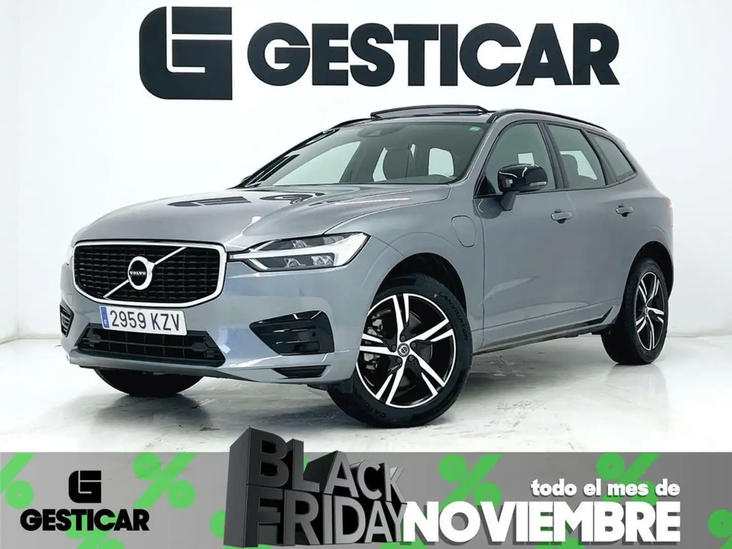 Volvo XC60 2.0 T8 AWD R-Design 390CV Grijs - 1