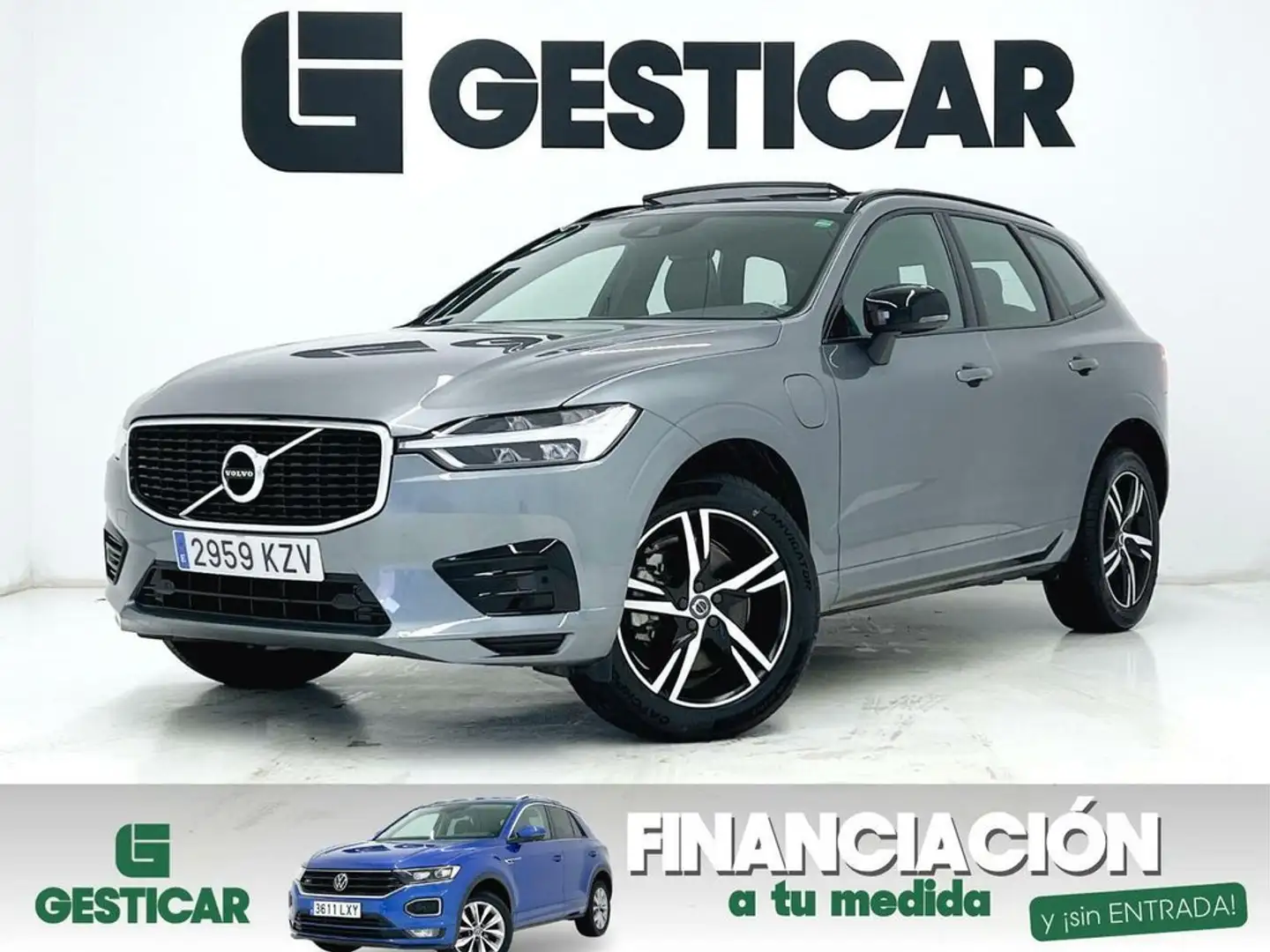 Volvo XC60 2.0 T8 AWD R-Design 390CV Gris - 1