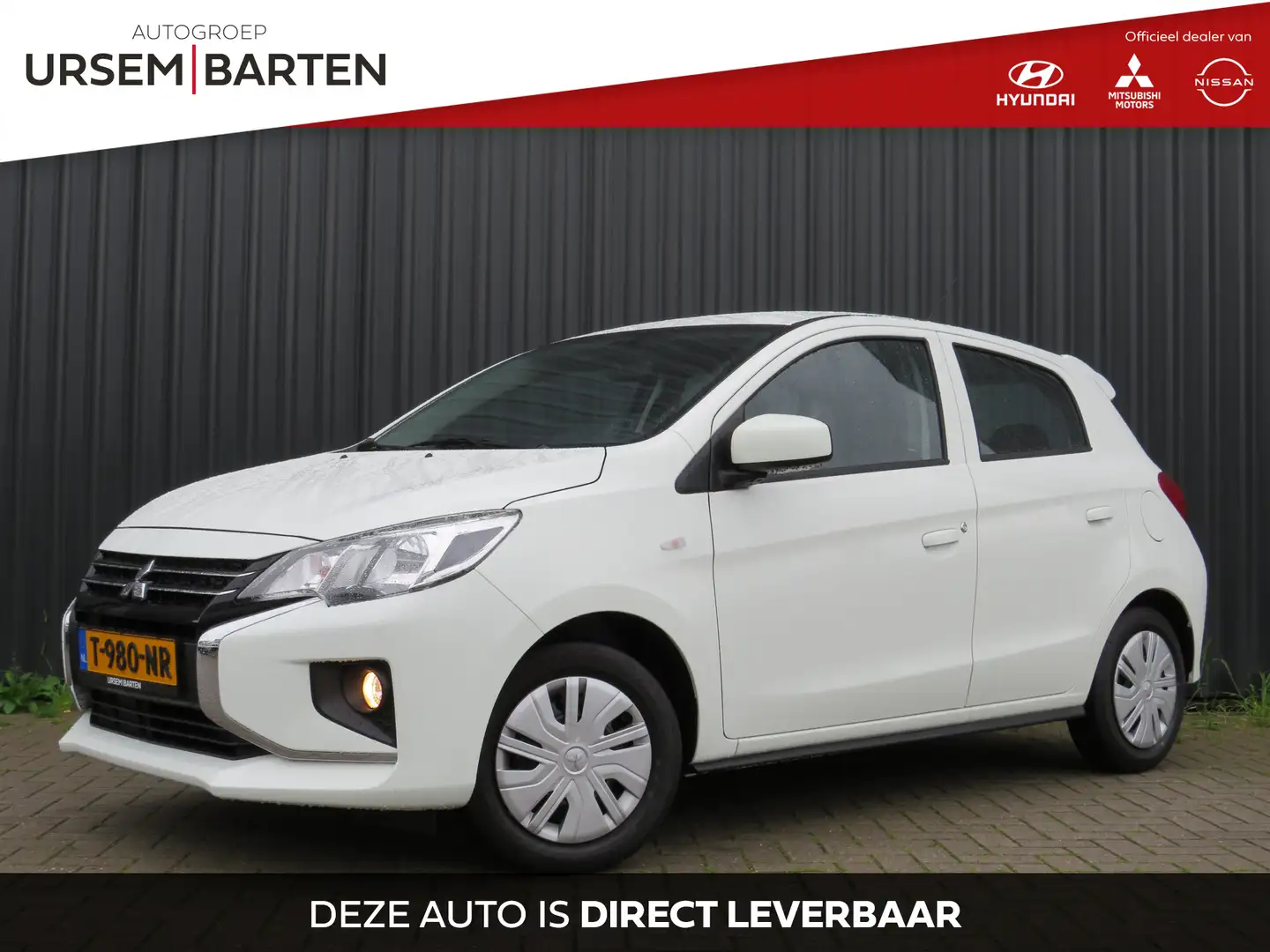 Mitsubishi Space Star 1.2 Connect+ Private Lease € 295,- Wit - 1