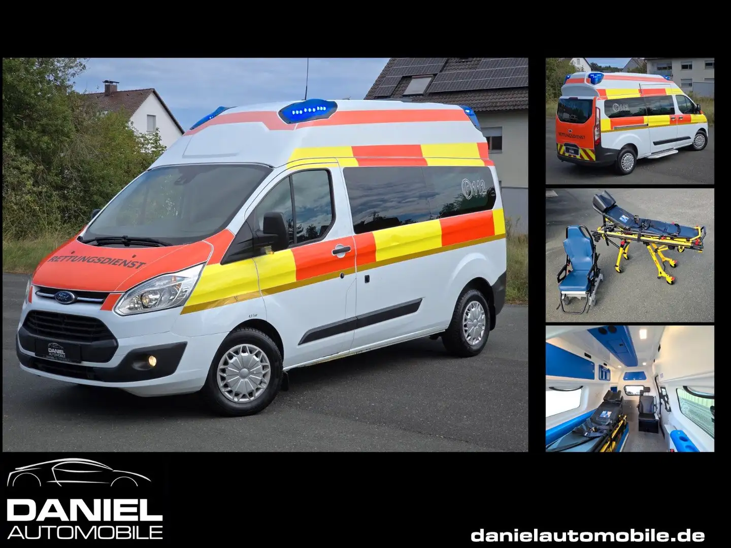 Ford Transit Custom 330 L2 KTW / RTW / AMBULANCE Blanc - 1