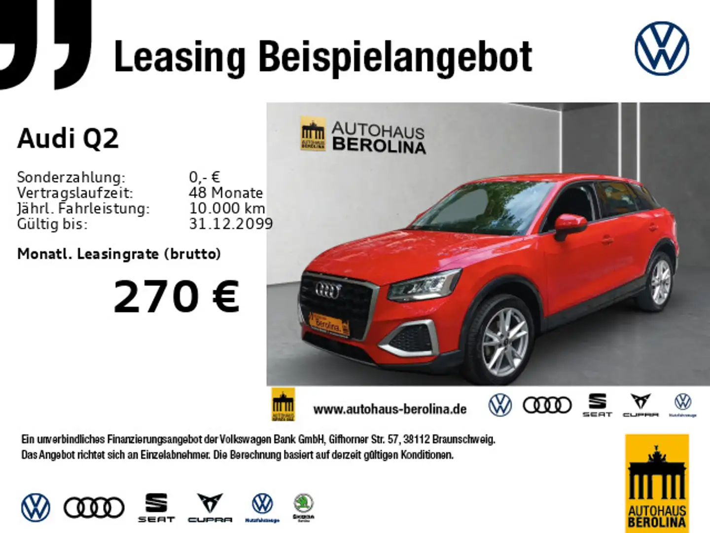 Audi Q2 30 TFSI Adv. *R-CAM*PDC+*LED*Virt.C* Rot - 1