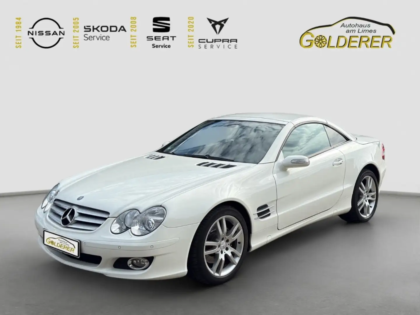 Mercedes-Benz SL 350 Roadster TV Navi Leder Soundsystem Bose Xenon Klim Blanc - 1