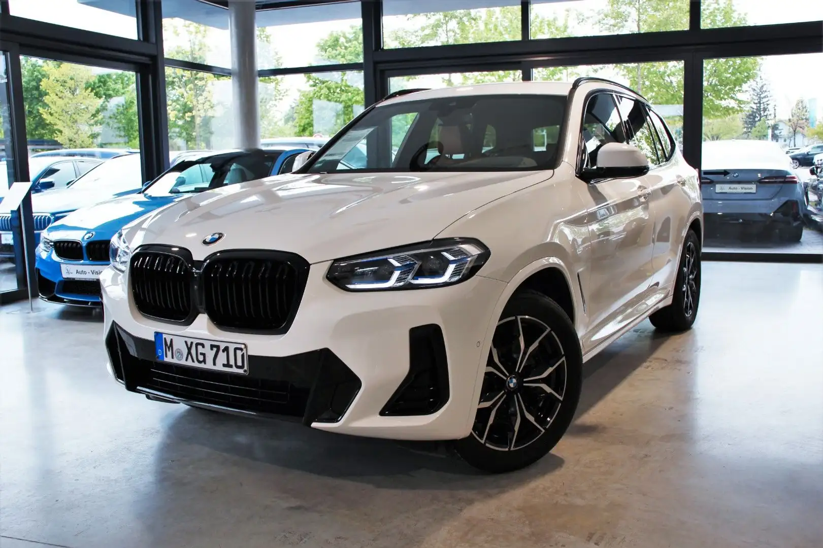 BMW X3 xDrive 20i M Sport*Laser*HUD*AHK*DrivAss*360° White - 1