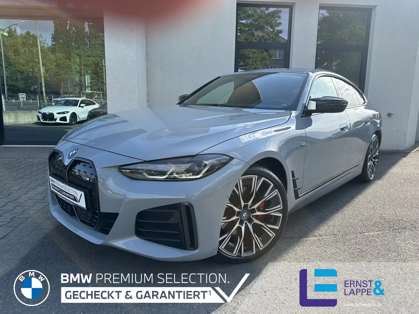 BMW i4 M50 M Sport Pro || 360 AHK Pano H&K eSitze Laser Gris - 1