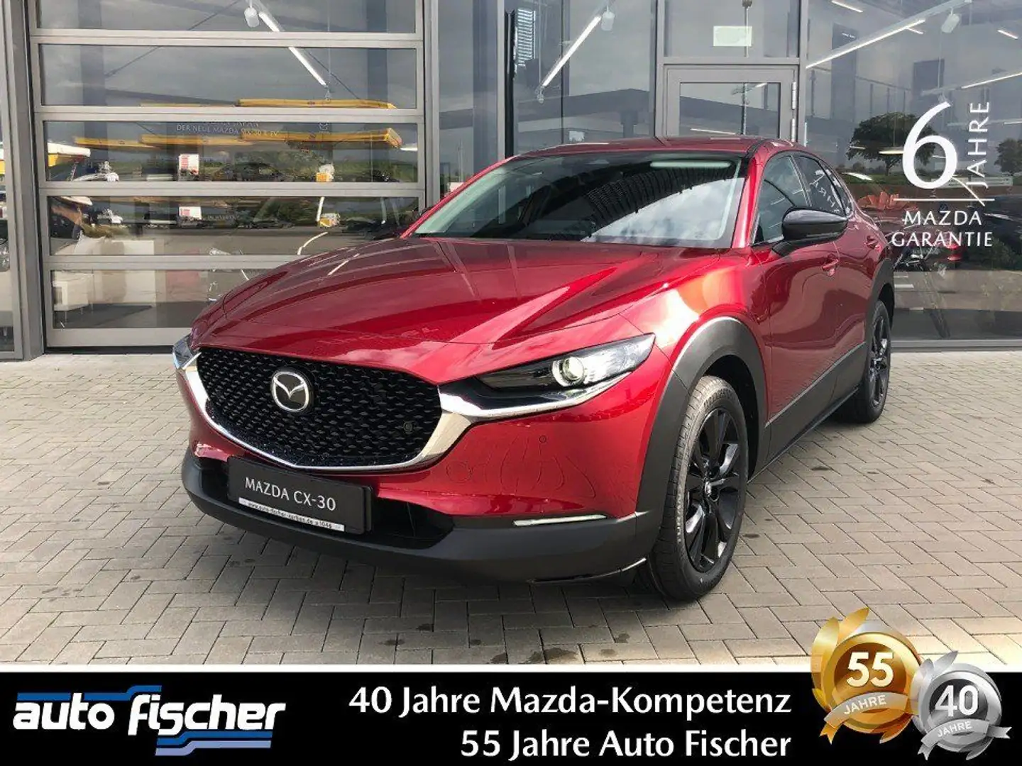 Mazda CX-30 2.5 (140PS) Schalter Homura Rückfahrk. Nav Rood - 1