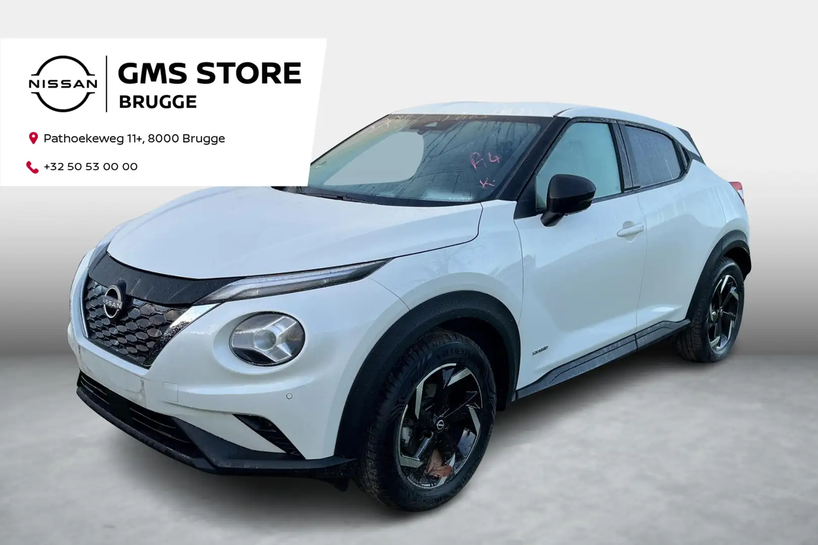 Nissan Juke 1.6 Hybrid 145 N-Connecta Blanc - 1