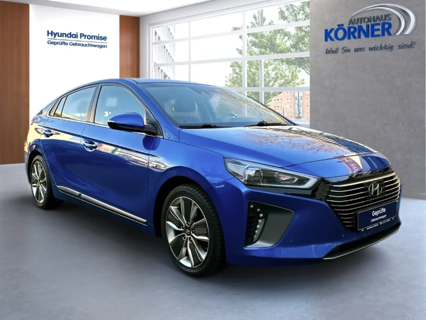 Hyundai IONIQ HEV Premium 1.6 GDi DCT *BiXENON*NAVI*CAM* Kék - 1