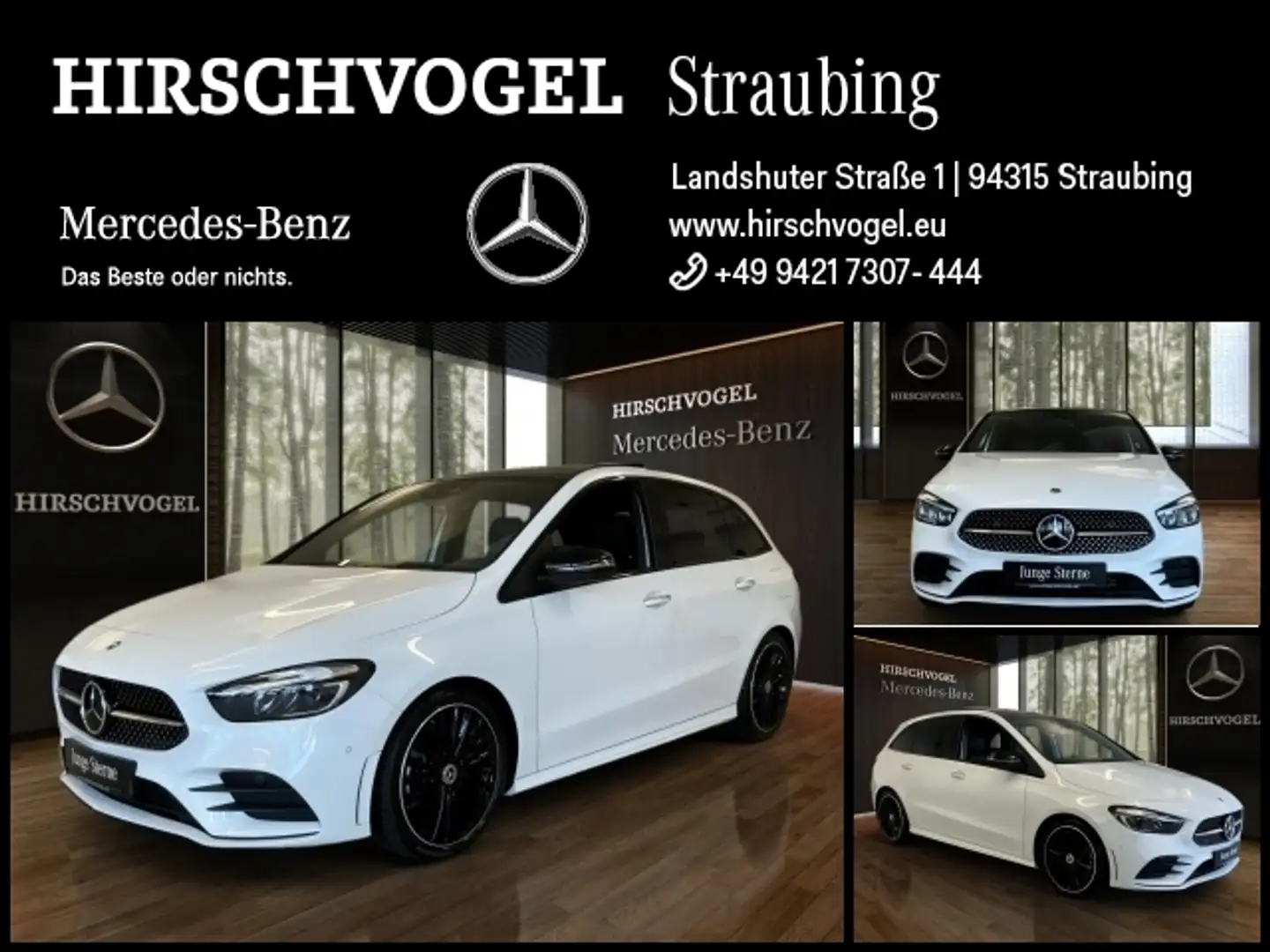 Mercedes-Benz B 250 4M AMG-Line+Night+Pano+DISTRON+KEYLESS+LED Weiß - 1