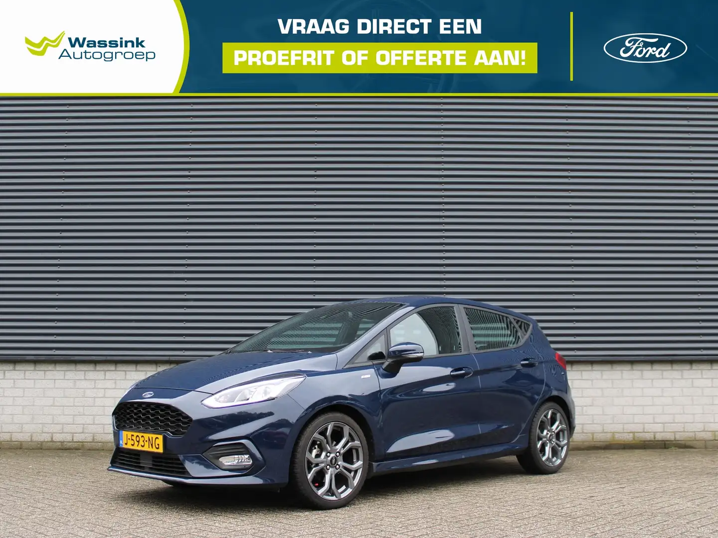 Ford Fiesta 5-deurs ST-Line X 95pk I Navigatie I B&O Audio I C Blauw - 1