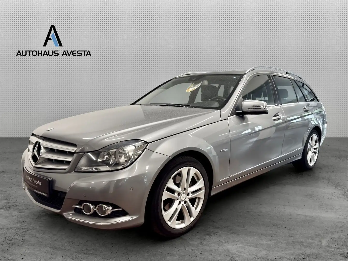 Mercedes-Benz C 200 T CDI AVANTG./NAVI/AHK/LEDER/SHZ/2.HD Silber - 1