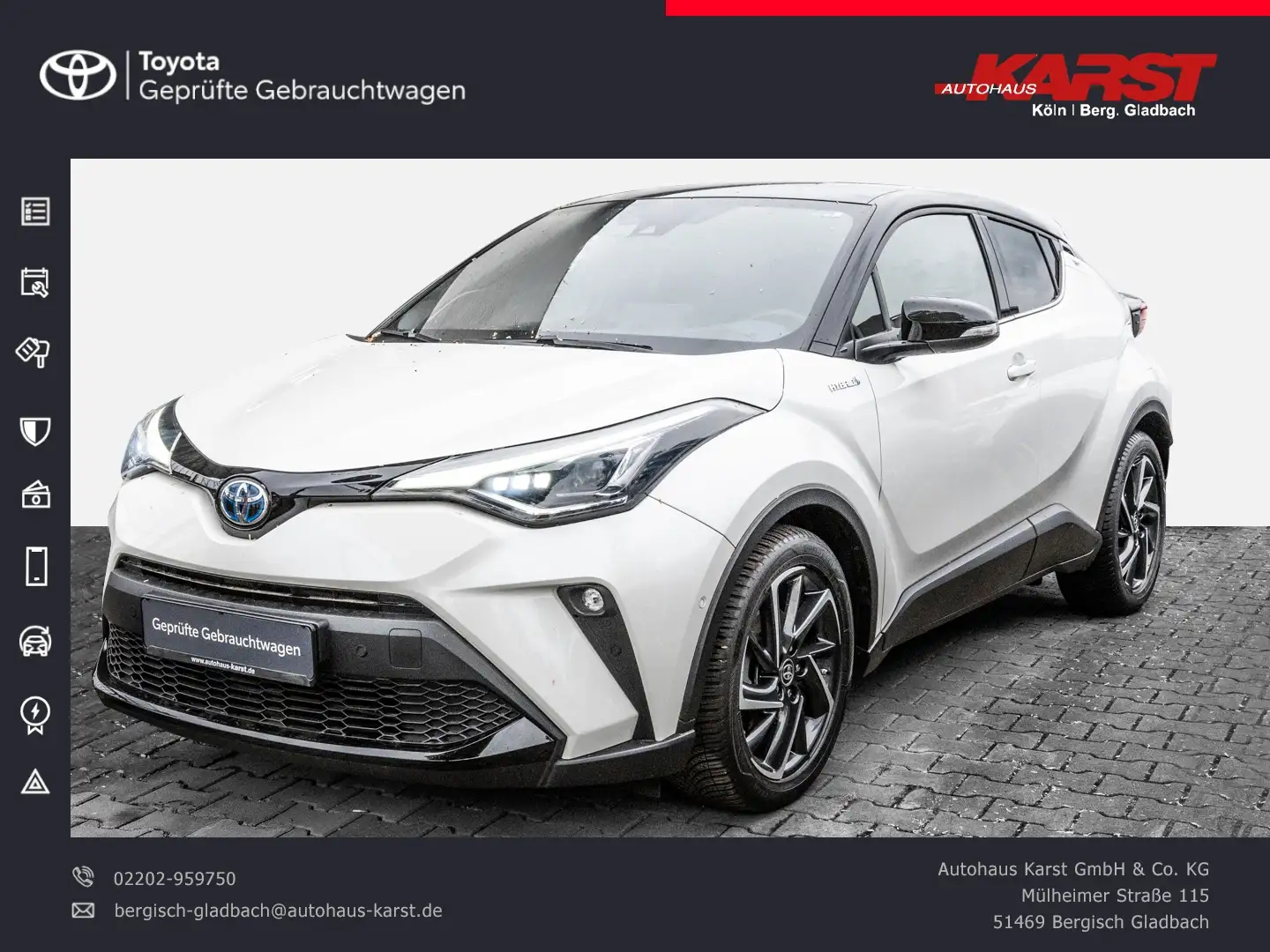 Toyota C-HR 2.0 Style Selection JBL*Carplay*LED* Fehér - 1