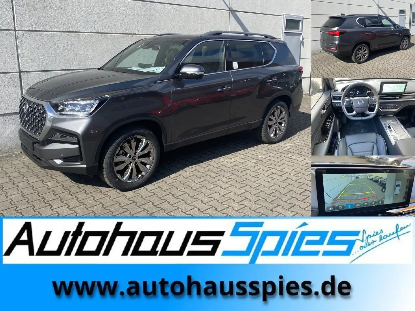 SsangYong Rexton 2,2 E-XDI 4WD 8AT MY25  Lux 3.5t AHL GSD ACC 360Ka Gris - 1
