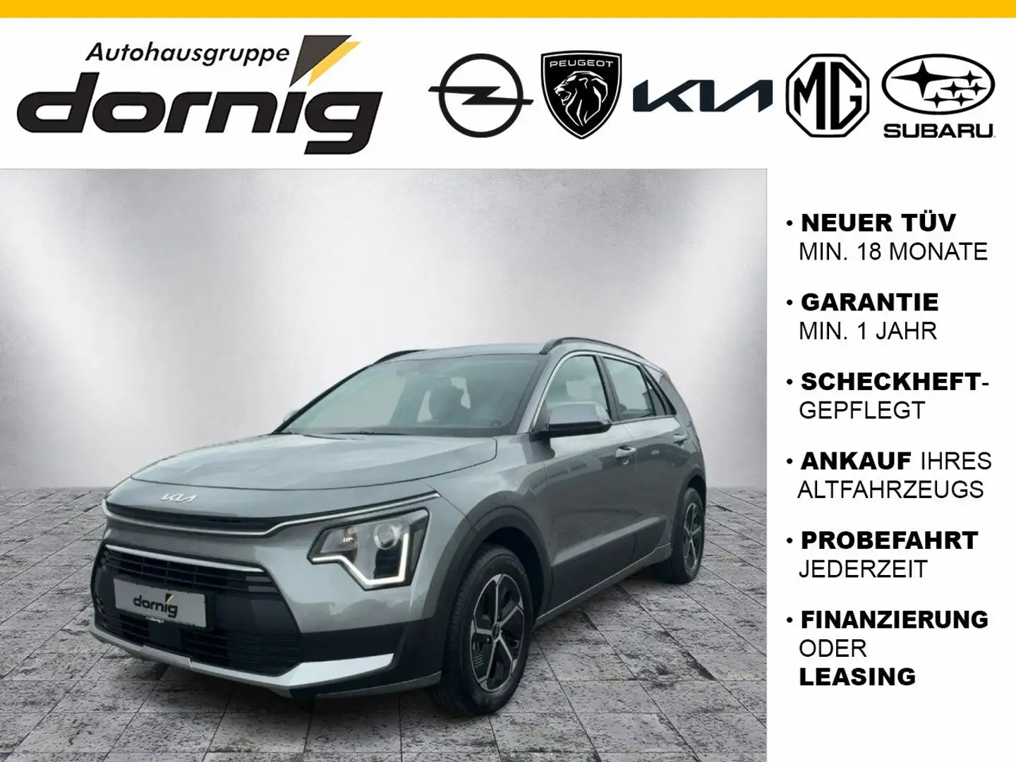 Kia Niro 1.6 GDi HEV Edition7 Grijs - 1