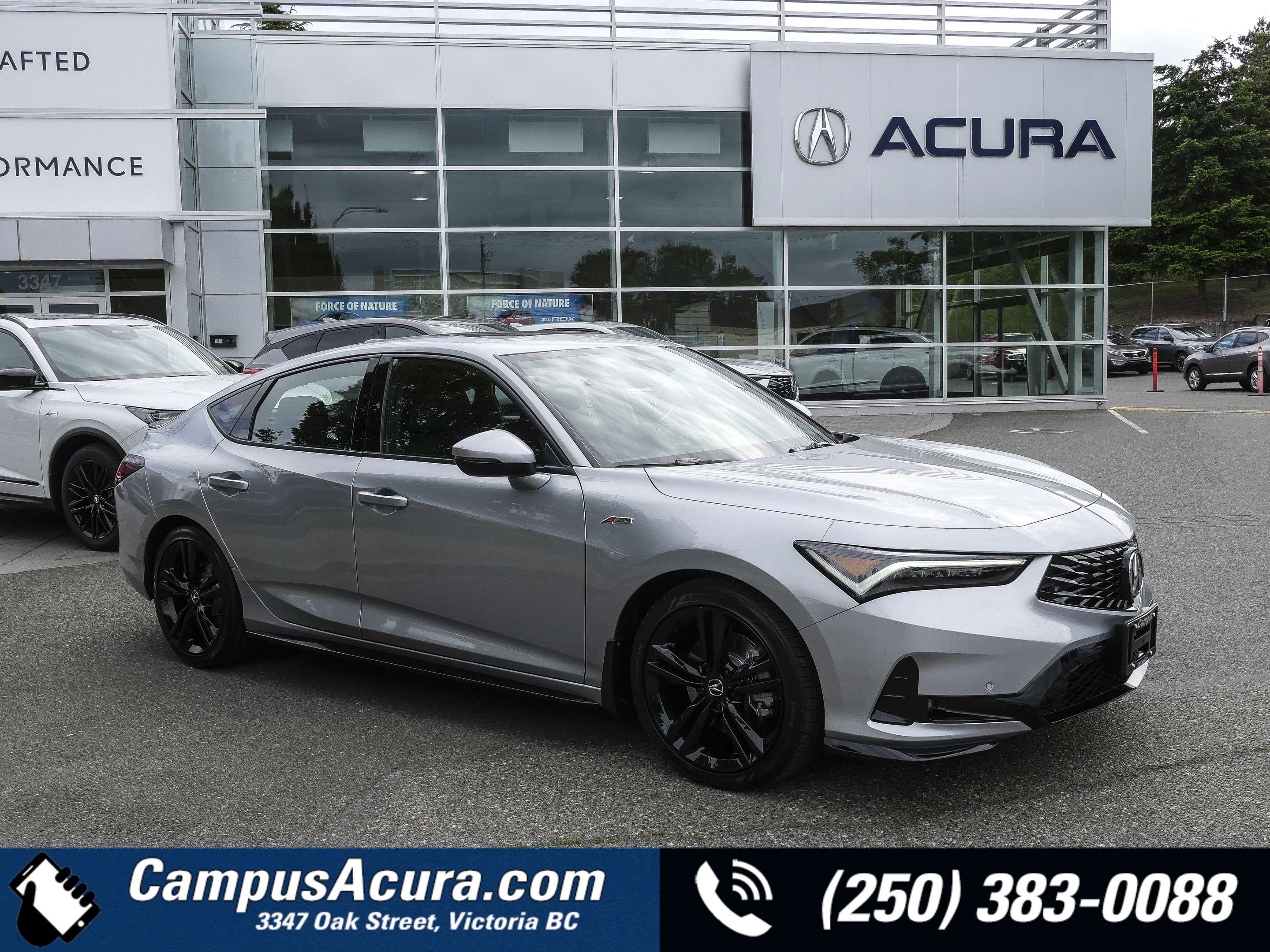 Silver 2026 Acura Integra Sedan Continuously Variable Transmission
