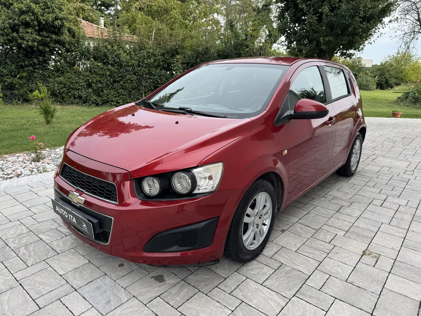 Chevrolet Aveo Aveo 1.2 LTZ 86cv 5p OK NEOPATENTATI Rouge - 2