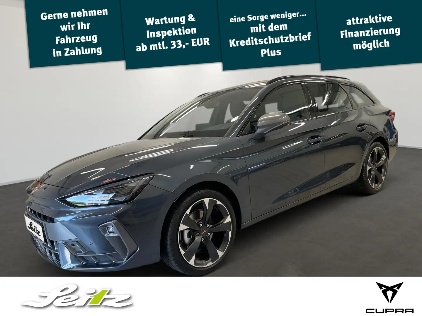 CUPRA Leon Sportstourer 1.5 eTSI *AHK*KAMERA*LED*SITZH* Grau - 1