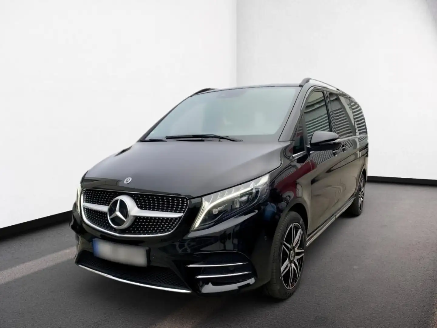 Mercedes-Benz V 300 d long 4M *AMG*Avantgarde*AIR*AHK*Navi*AUT Schwarz - 2