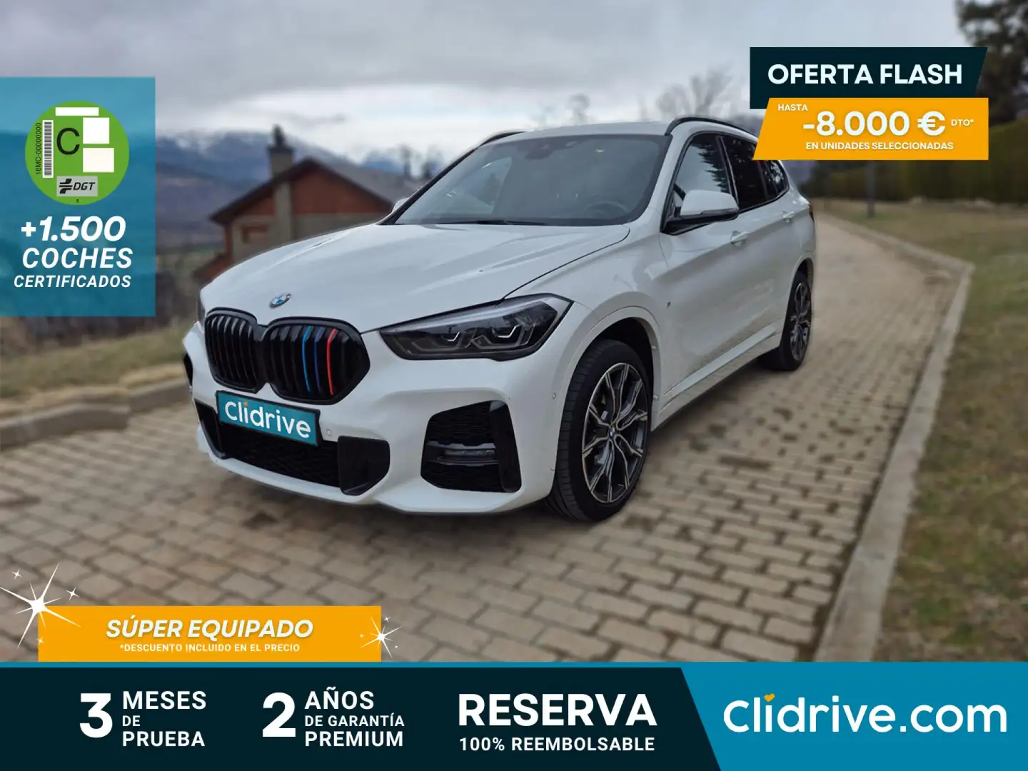 BMW X1 xDrive 20dA Blanco - 1