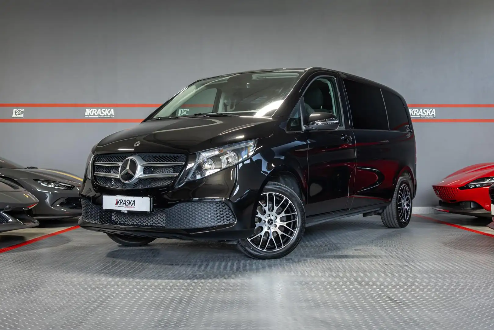 Mercedes-Benz V 220 d RISE kompakt AHK 17 Zoll  Spiegel-Paket Černá - 1