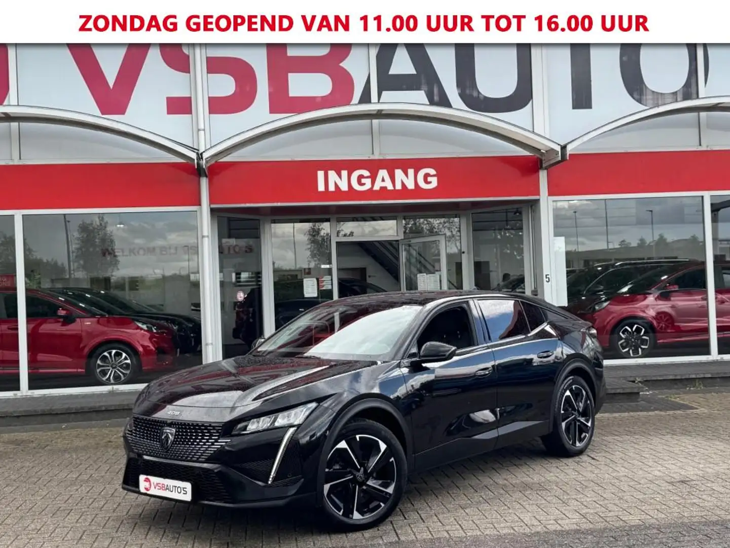 Peugeot 408 1.2 PURETECH AUT. ALLURE LED NAVI CAMERA CARPLAY A Zwart - 1