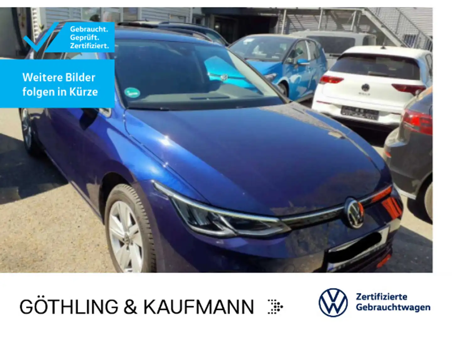 Volkswagen Golf Variant Life 2.0 TDI DSG*Navi*AHK*MFL*SHZ* Blauw - 1