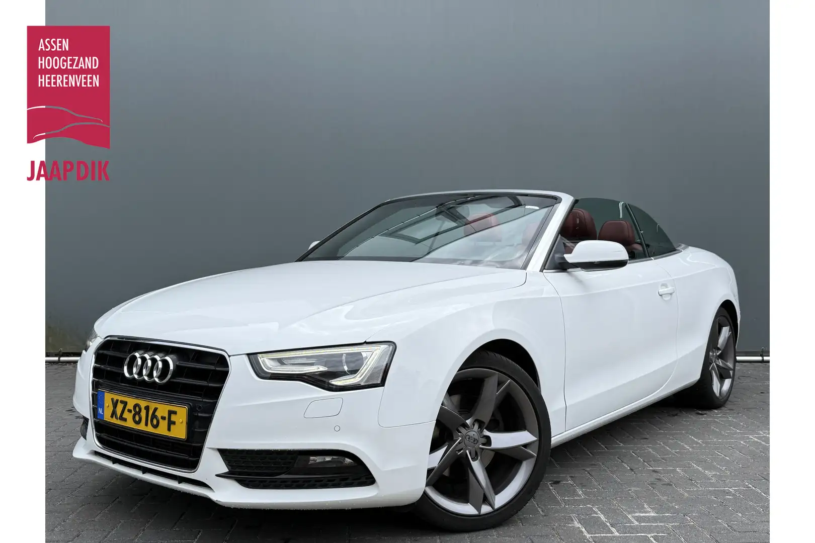 Audi A5 Cabriolet BWJ 2015 1.8 TFSI 170 PK AUTOMAAT | NW A Weiß - 1