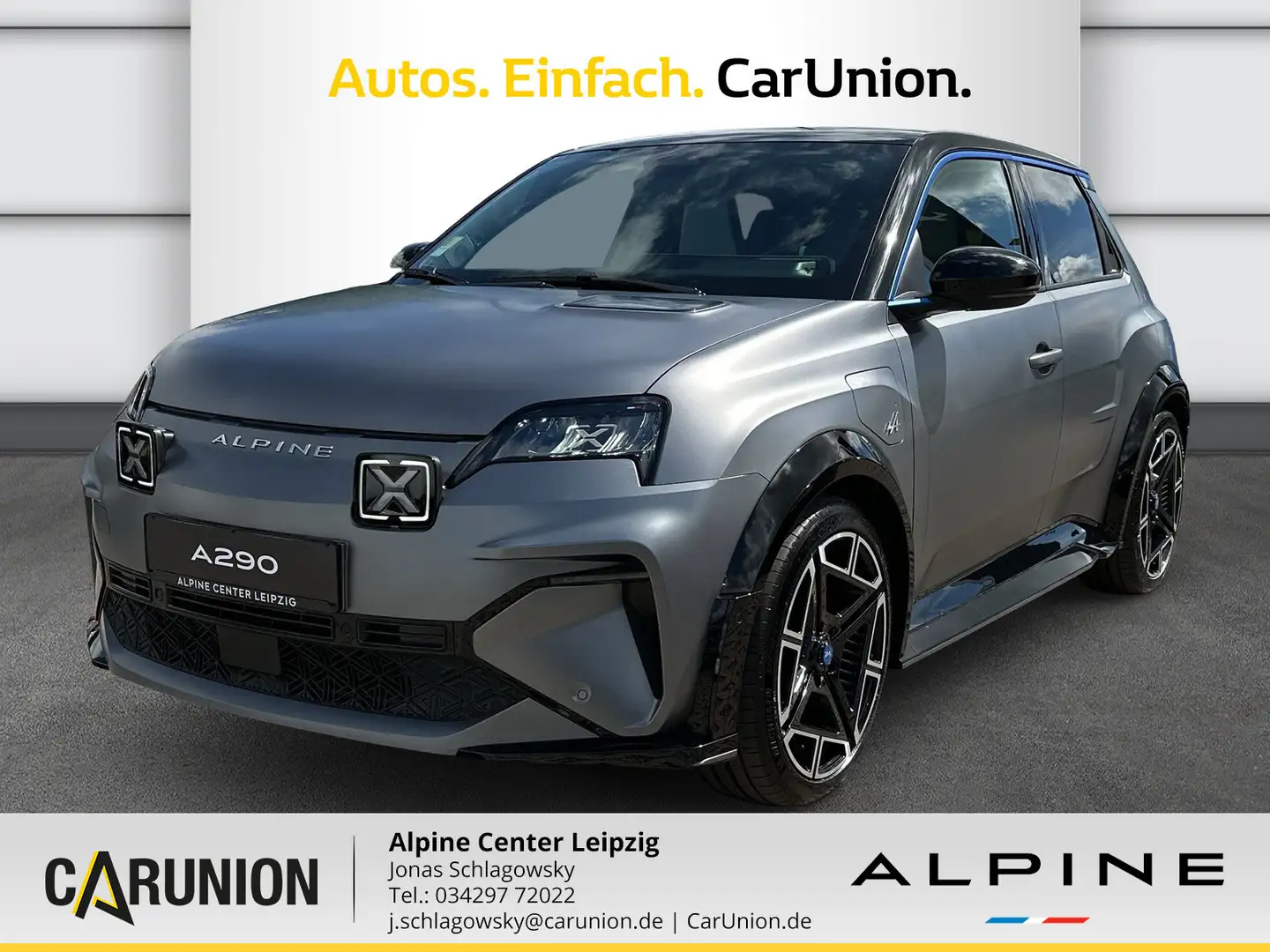 Alpine A290 GT Premium*Safety-Paket* Driving-Paket*TelePremium Grau - 1