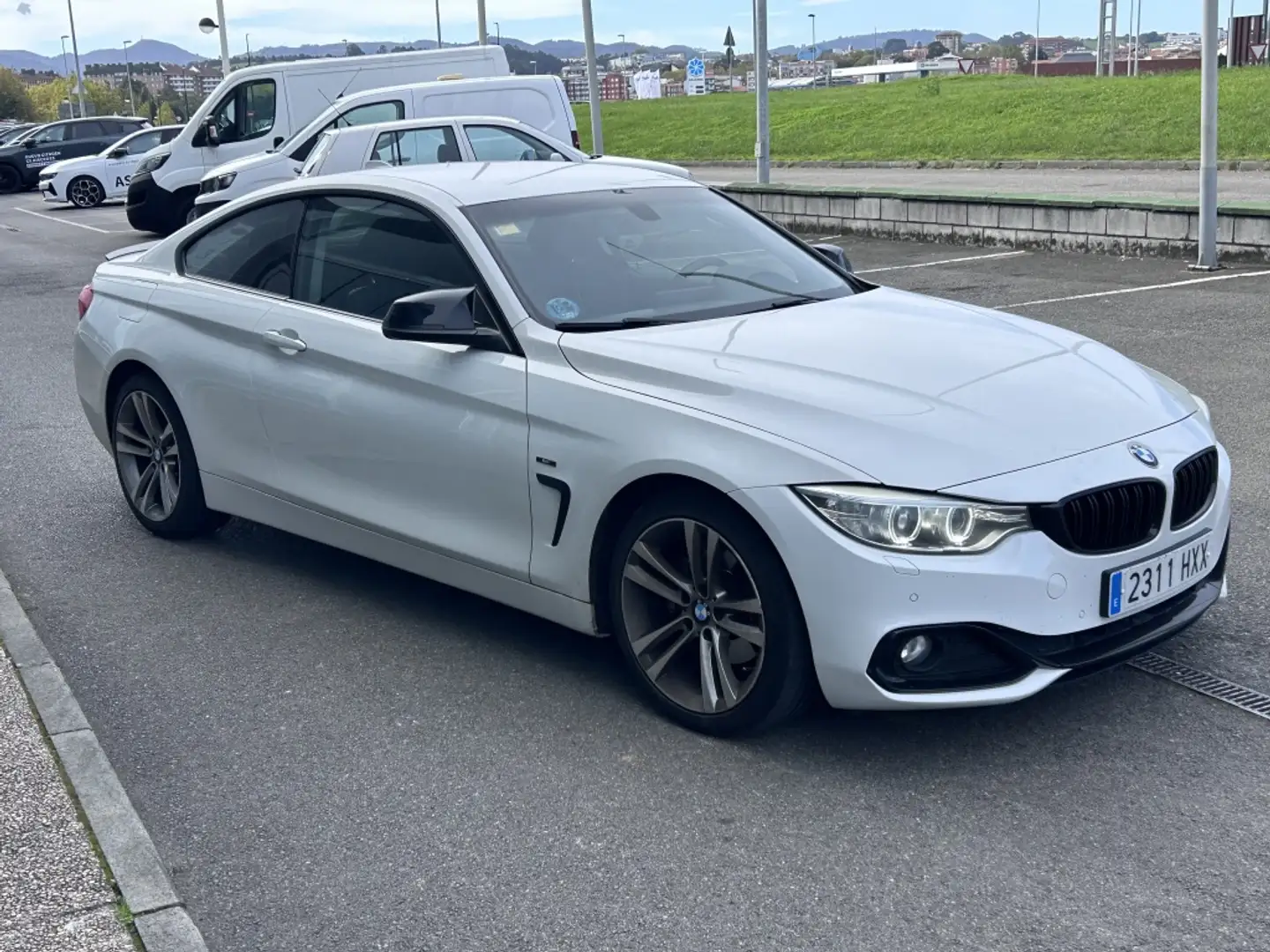 BMW 420 420d Coupé Sport Blanco - 2