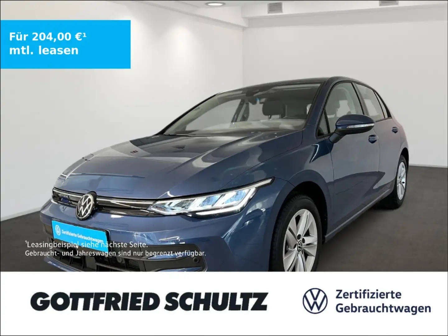 Volkswagen Golf VIII 1.5 TSI Life Navi Sitzheizung Leichtmetallräd Blauw - 1
