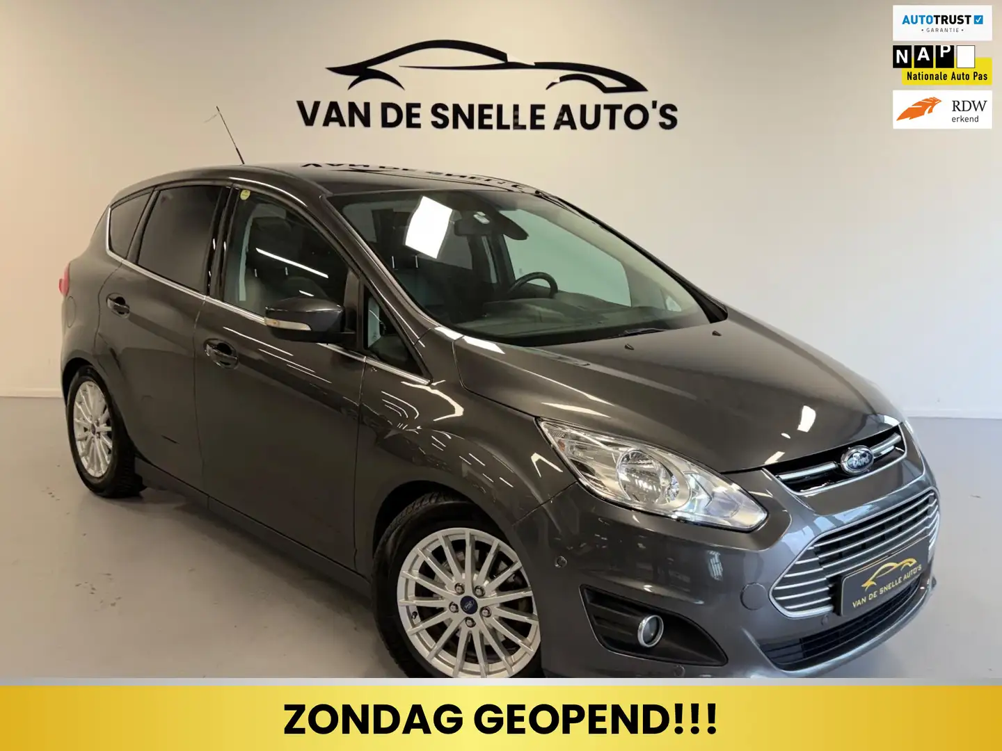 Ford C-Max 2.0 Plug-in Hybrid Titanium Plus CAMERA/KEYLESS/PA Grijs - 1
