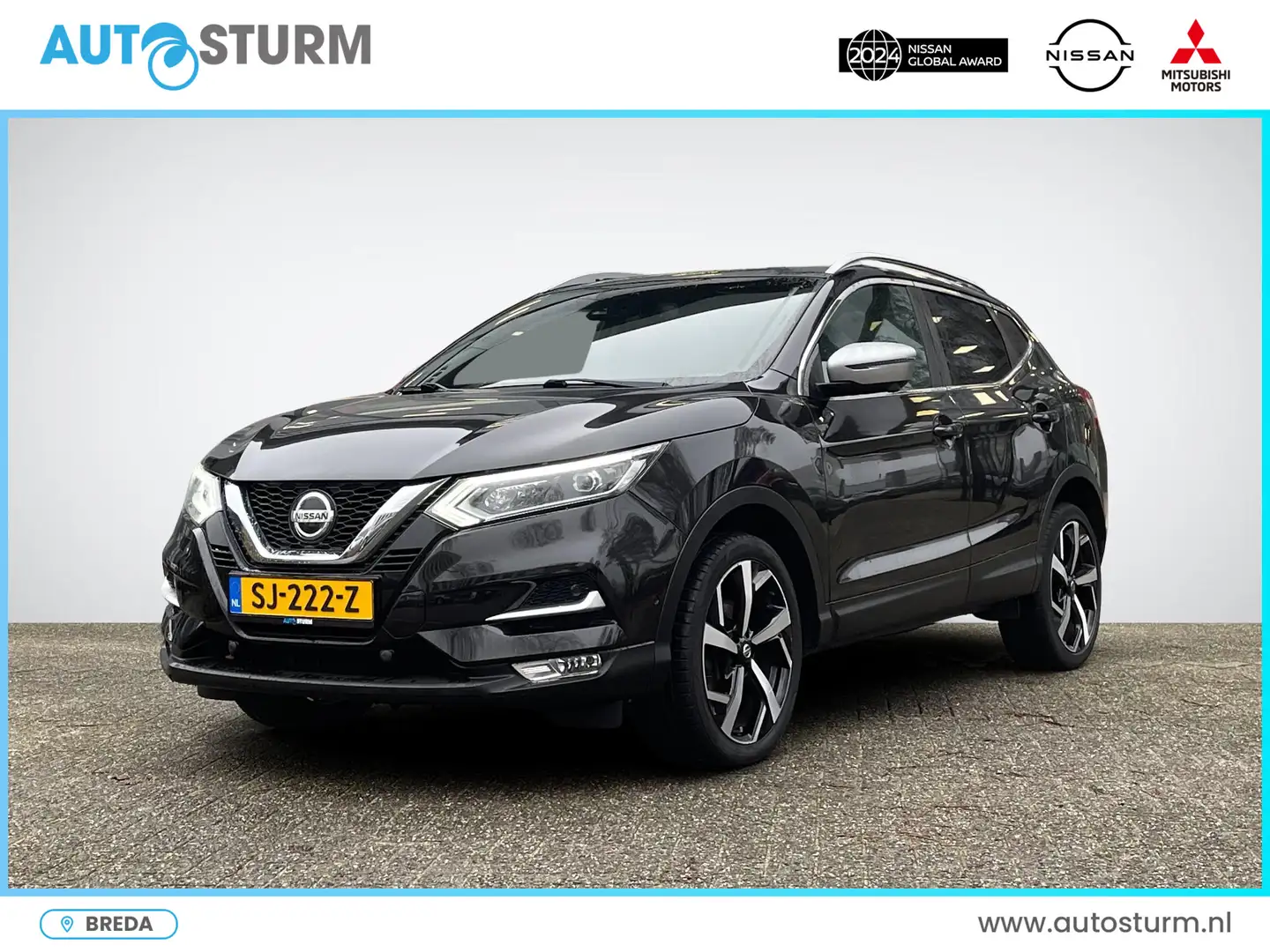 Nissan Qashqai 1.2 Tekna + Zwart - 1