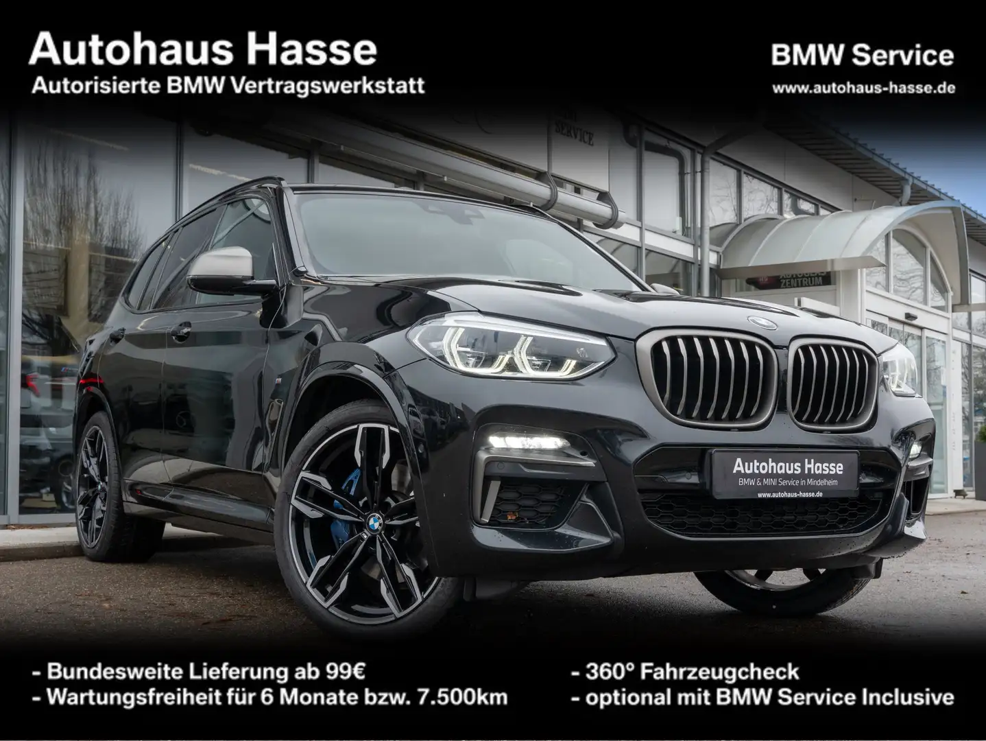 BMW X3 M 40d +21Z PANO STANDHZ AHK HUD adapLED KAMERA Noir - 1