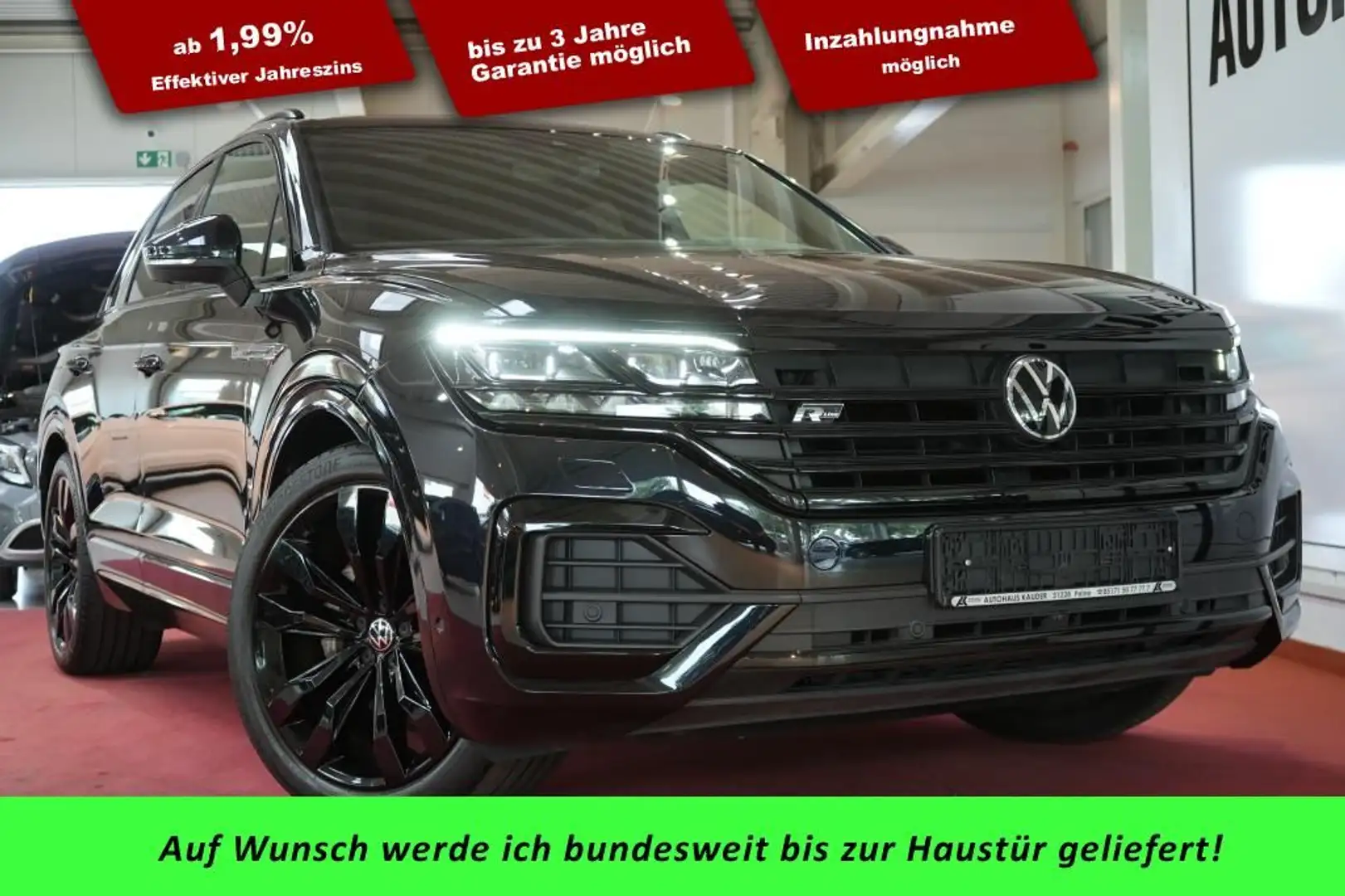 Volkswagen Touareg 3.0 V6 TDI 4Motion R-Line*Pano*Virtual* Zwart - 1