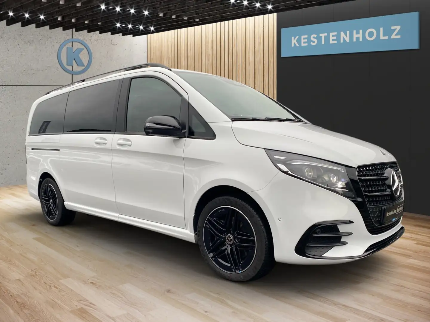 Mercedes-Benz V 300 V 300 d AVANTGARDE Lang*AMG*AHK*360°*PANO Blanc - 2
