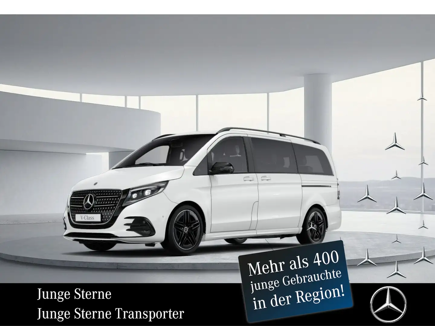 Mercedes-Benz V 300 V 300 d Lang *AVANTGARDE*AMG*AHK*360°*PANO  Navi Weiß - 1